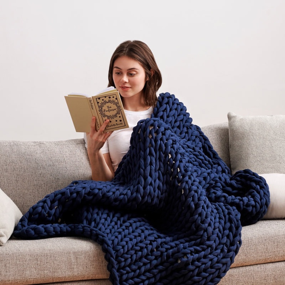Midnight Blue Weighted Blanket